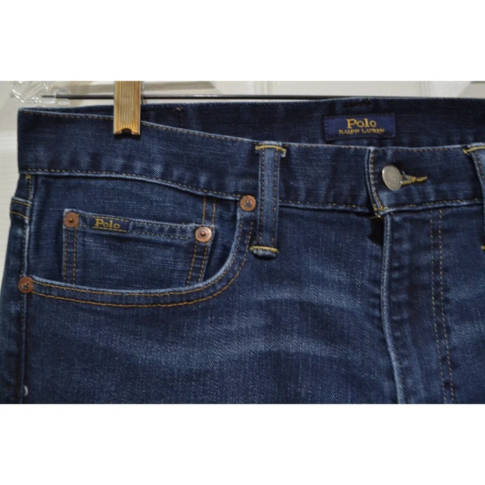 Polo Ralph Lauren Men's Varick Slim Straight Blue Jeans, Size 33X30